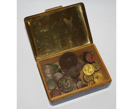 Buttons - various early buttons including Johann Ernst von Thun 1692; 19th century railway button LNER; Royal British Bowmen;