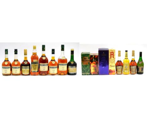 A Mixed Parcel Of Cognac and Brandy Including: Hennessy VSOP; Courvoisier; Martel VS etc (qty)