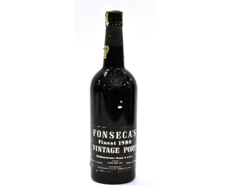 Fonseca 1980, vintage port  U: upper shoulder, capsule damaged