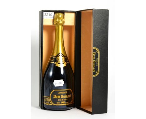 Dom Ruinart Blanc de Blancs 1988, vintage champagne, oc U: 1cm inverted