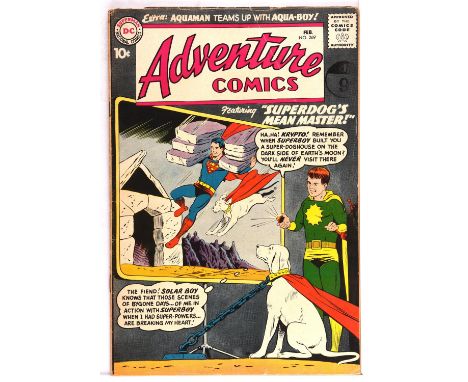 Adventure Comics No. 269  featuring 1st appearance of Aqualad with Curt Swan cover (DC Comics, 1960)Key Aquaman related 1st a