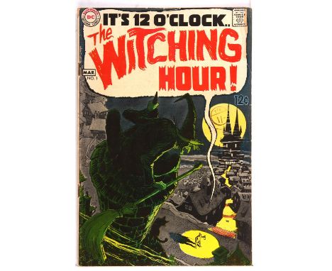 The Witching Hour  first issue of legendary DC Comics Silver-age Horror title (DC Comics, 1969)Key DC Iconic horror issue fea