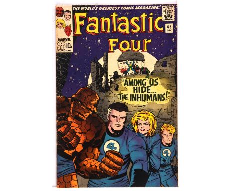 The Fantastic Four No. 45 - featuring 1st appearance of the Inhumans and multiple additional key 1st appearances (Marvel Comi