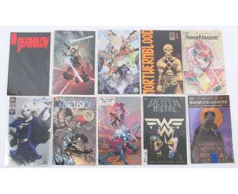 Marvel, DC and Independent Foil variant covers: a group of 10 Foil variant covers (Marvel/DC/Independent Publishers, 2013-202