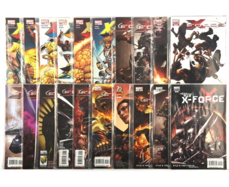 X-Force and Uncanny Force: a large run of 169 comics featuring complete volumes of X-Force (Marvel Comics, 200-2025).Excellen