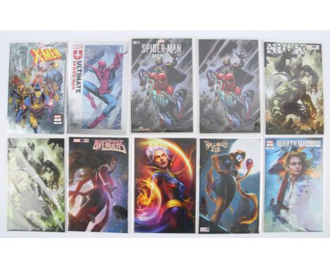 Marvel Comics Exclusive limited Trade dress and Virgin Variants: a group of 10 limited edition covers (Marvel Comics, 2019-20