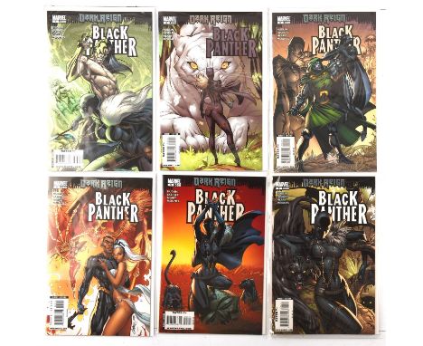 Black Panther  a run of 6 issues featuring Rare J. Scott. Campbell covers -  High-Grade condition (Marvel Comics, 2009 onward