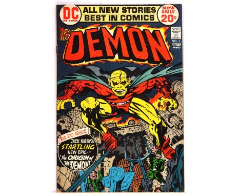 The Demon by Jack Kirby No. 1 featuring 1st appearance and cover appearance of Etrigan the Demon (Jason Blood) (DC Comics, 19