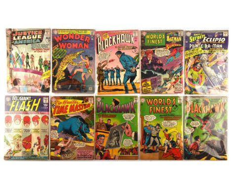 DC Silver-age issues  a mixed lot of 11 issues (DC Comics, 1960's onwards).This lot features:Justice League of America (1st s