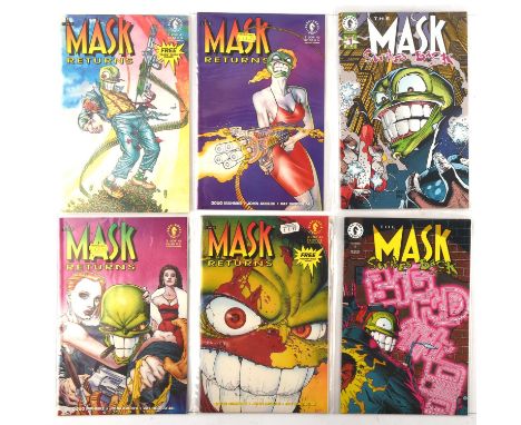 The Mask - a group of 12 issues featuring rare early issues including free mask gift (Dark Horse Comics, 1992 onwards).This l