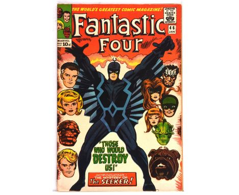 The Fantastic Four No. 46 - featuring 1st appearance of Black Bolt (Marvel Comics, 1965).Key Fantastic Four 1st appearance is