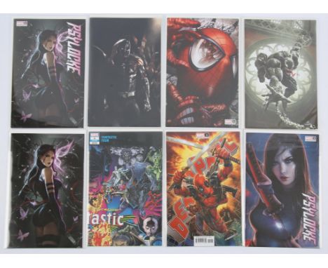 Marvel and DC Comics limited Exclusive variant covers: a group of 16 variants (Marvel/DC Comics, 2018-2024) A group of limite