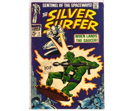 The Silver Surfer No. 2 - featuring the 1st appearance of The Brotherhood of Badoon (Marvel Comics, 1968).Tales of the Watche