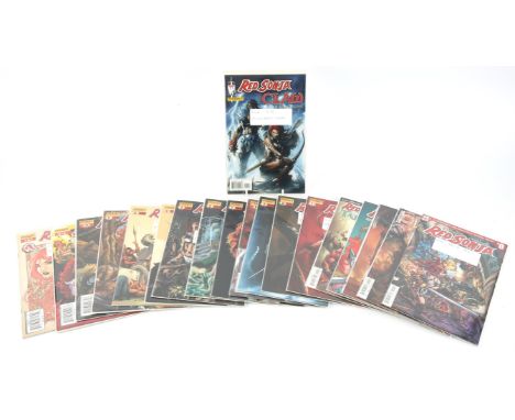 Dynamite Comics: A group of 115 comics and pin-up variant covers featuring Red Sonja, Vampirella, and Dejah Thorris (2000s on
