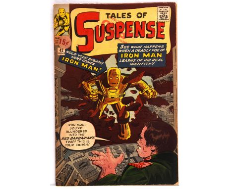 Tales of Suspense No. 42  featuring 4th appearance of Iron Man, 1st appearance of the Red Barbarian (Marvel Comics, 1963).Key