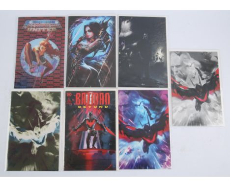 Limited edition exclusive variant covers  a group of 7 featuring Batman Beyond, Witchblade, Patriotika and others (Marvel/DC/