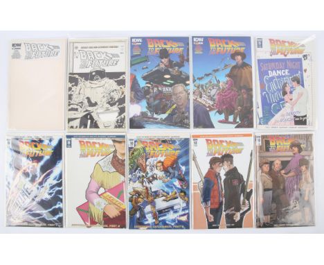 Back To the Future: a group of 23 comics featuring rare covers and variants (IDW Comics, 2015-17) Majority of comics in lot i