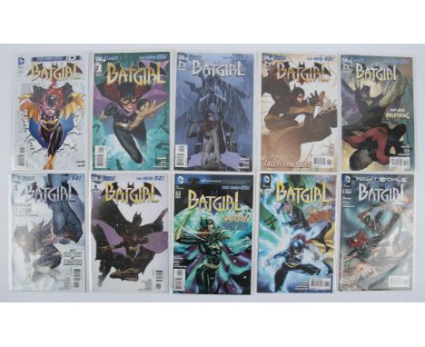 Batgirl: a large run of 55 High-Grade issues featuring New52 issues and rare Adam Hughes + Artgerm covers (DC Comics, 2011 on