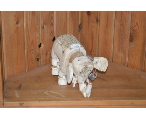 An Eastern style puppet in the form of an elephant