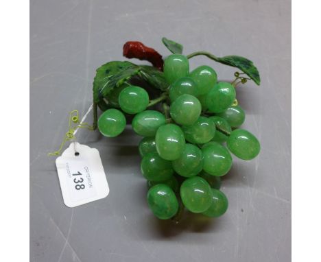 A bunch of jade grapes.