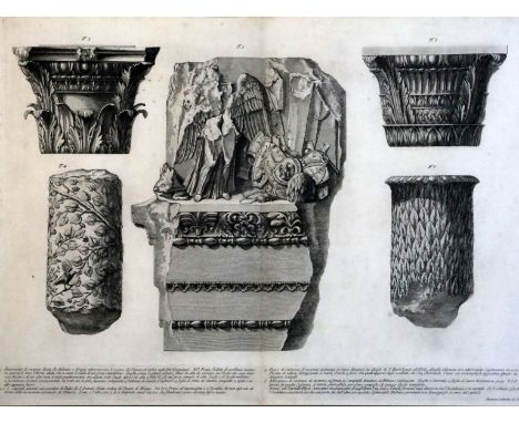After Giovanni Battista Piranesi (1720-1778)5 engravingsArchitectural studies, see online for listinglargest 20.5 x 15in.
