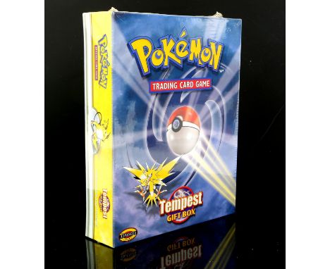 Pokémon TCG Sealed Tempest Gift Box. This lot contains a sealed Tempest Gift Box released early 2000, the Gift box contains a