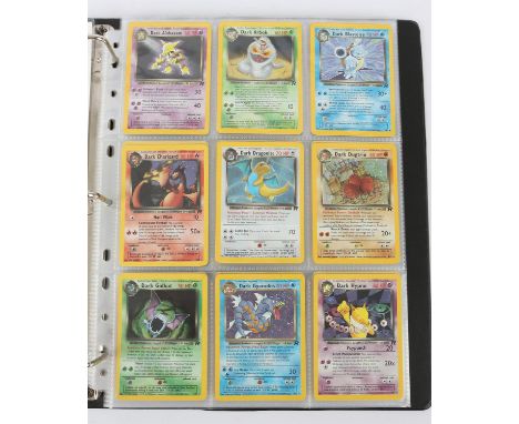 Pokémon TCG - Complete Team Rocket Expansion - Unlimited. This lot contains a complete Team Rocket expansion, the fourth Poké