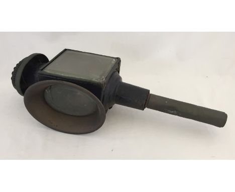 A vintage carriage lamp.  