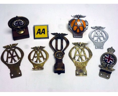 To include -
A full size brass 'Motor Union' member's badge, reputedly dating from turn of century, numbered and named. Marke