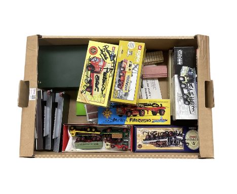 Various diecast model vehicles including Corgi classics, Corgi Guinness etc, mostly boxed but all with permanent marker to th