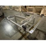 SFA Model 943 Belt C/V, Aluminum Frame Belt Conveyor; with (2) 1 in. x 50 in. Belt Conveyor, 30