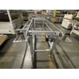SFA Model 943 Belt C/V, Aluminum Frame Belt Conveyor; with (2) 1 in. x 102 in. Belt Conveyor, 30 in.