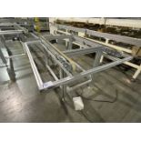 SFA Model 941 Belt C/V, Aluminum Frame Belt Conveyor; with (2) 1 in. x 55 in. Belt Conveyor, 30