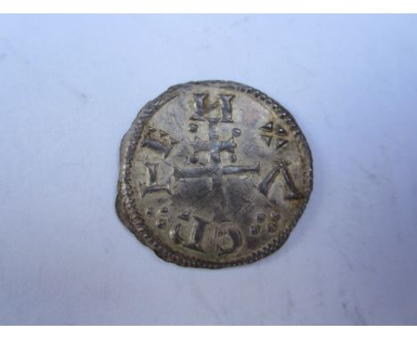 Viking Kingdom of York 848-915,Cnut, Penny, 1.26g, CNUT REX Patriarchal cross, R.CUNNETTI small cross (N.501; S.993).  Good f