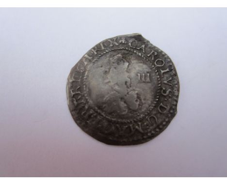 Charles I,Provincial and Civil war issues (1638-49), Oxford mint, (1642-46), Threepence, 1664, crowned bust left with III beh