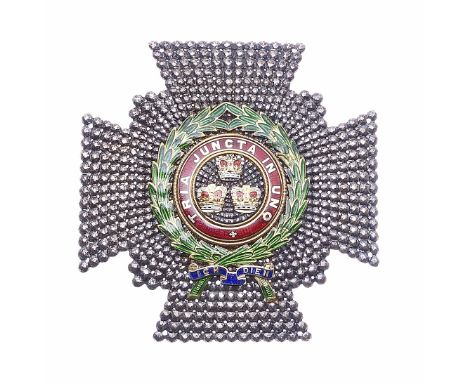 The Most Honourable Order of the Bath,K.C.B., Knight Commander's breast star, Military Division. The centre slightly loose, s