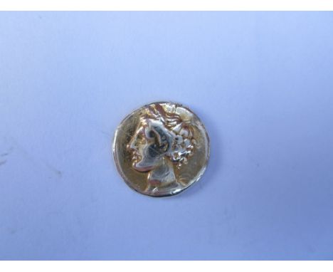 Carthage 320-310BC,Electrum Didrachm, O. Head of Tanit l, R.Horse stg r. Sear 6456.  Very fine but polished on obverse (ex je