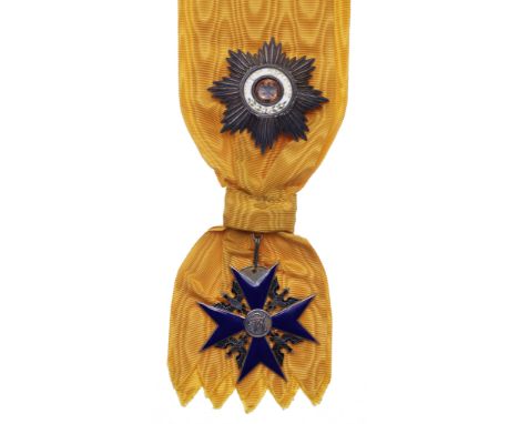 Germany,Prussia, Order of the Black Eagle, First Class set of insignia, comprising sash badge (tailor's copy) and breast star