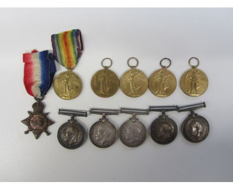 Three to Private J.Culverhouse, Royal Army Medical Corps,1914-15 Star trio (12176. Pte.J.Culverhouse. R.A.M.C.). British War 
