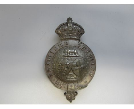Indian Army, Great Indian Peninsula Railway Volunteer Corps Officer's Pouch Belt Plate c1875-1908,A fine quality example in d