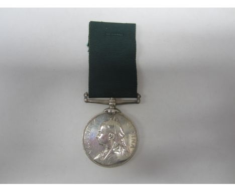 Volunteer Force Long Service and Good Conduct,V.R., engraved (Segt T.Durdin.). Light contact marks, very fine. (1)For further