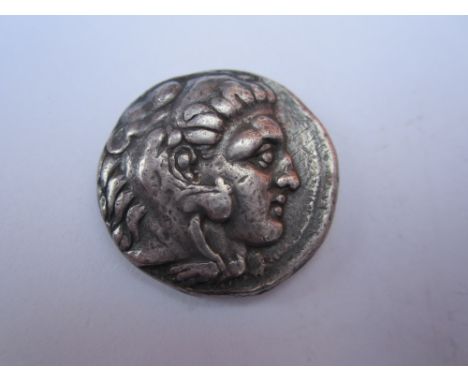 Alexander III,Ar Tetradrachm, 16.96g, O. Head of Herakles r, R.Zeus seated l, star in field, Uranopolis mint, Sear 6721 varie