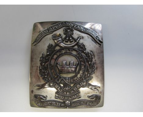 Indian Army, 35th Bengal Native Infantry (Light Infantry 1843) Officer's Shoulder Belt Plate 1843-1855,A very fine and rare e