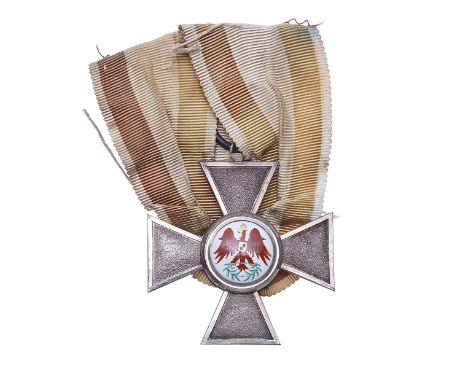 Germany,Prussia, Order of the Red Eagle, breast badge in silver and enamel, 40 mm x 40mm. Extremely fine. (1)This lot is subj