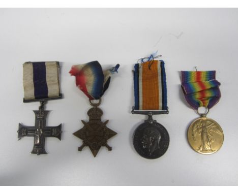 A Great War M.C. group of four to Second Lieutenant J.Taylor, Royal Field Artillery, late Army Service Corps,Military Cross, 