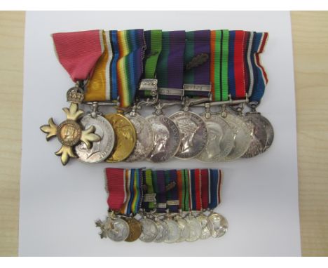 A Second World War Civil O.B.E. group of ten to Lieutenant Colonel R.E.Banks, Indian Army, late East Surrey Regiment,The Most