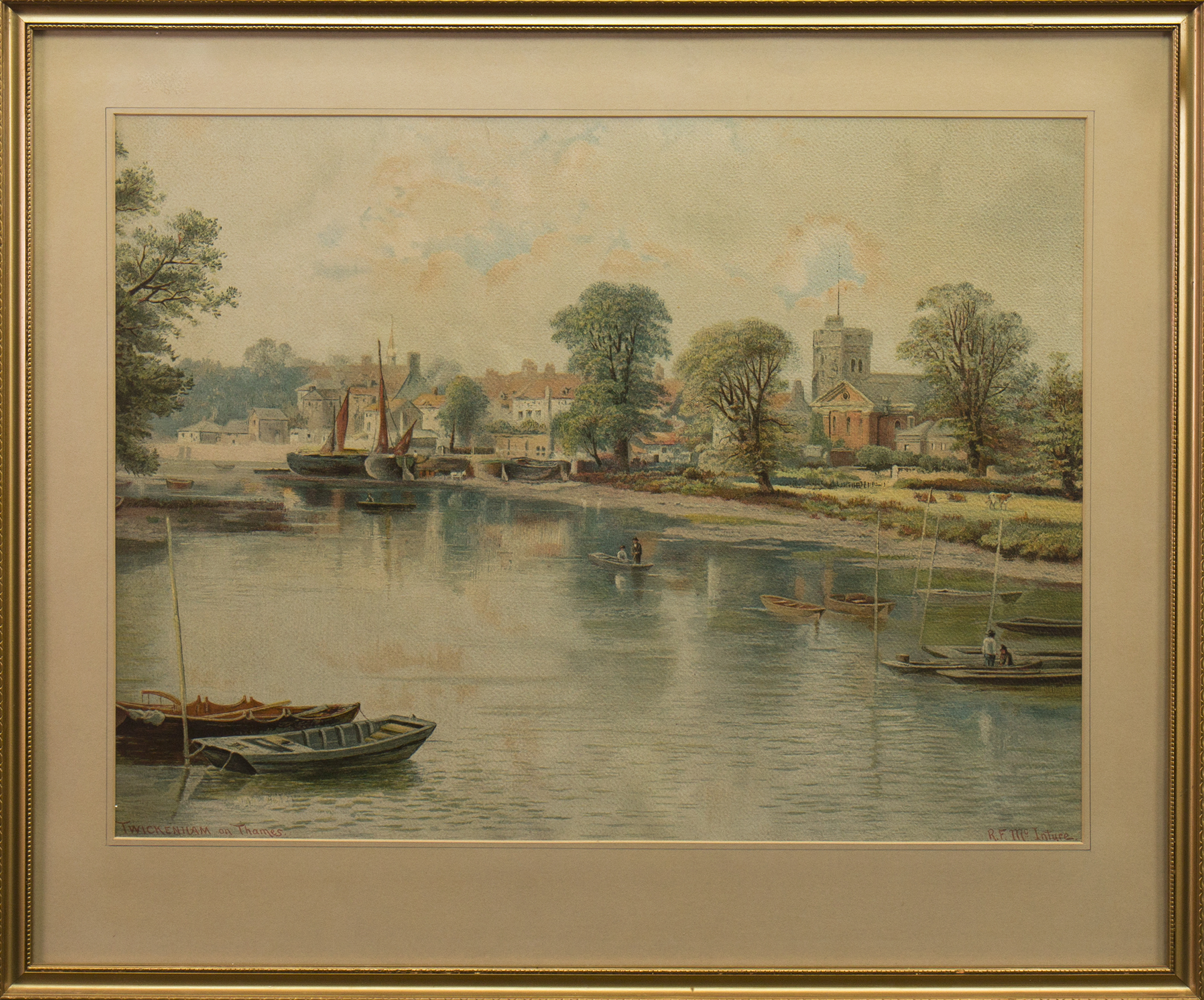 ROBERT FINLAY MCINTYRE (19TH/20TH CENTURY),TWICKENHAM ON