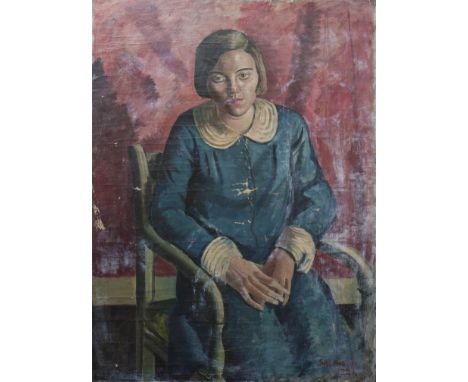 SCOTTISH SCHOOL,PORTRAIT OF A LADYoil on canvas, signed "Shepherd" and dated 1999102cm x 76cmUnframed