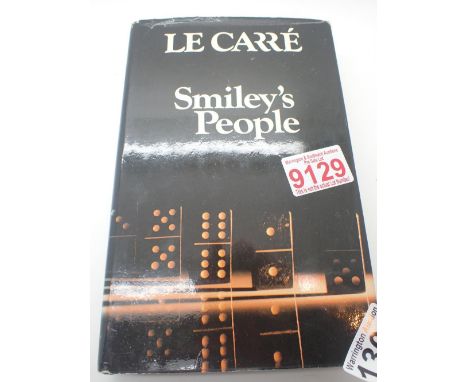 John Le Carre Smileys People first edition first print Hodder and Stoughton London 1980 hard cover CONDITION REPORT: Book con