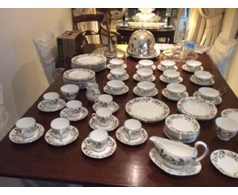 An 88 piece Wedgwood Beaconsfield dinner/tea service Location: 7.2